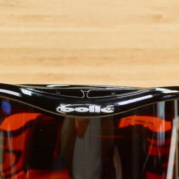 Bolle Ski Goggles / Snowboard Moto Glasses / Red Lens / Black Frame / Adult - Picture 4 of 8